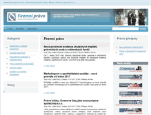 Tablet Screenshot of firemnipravo.com